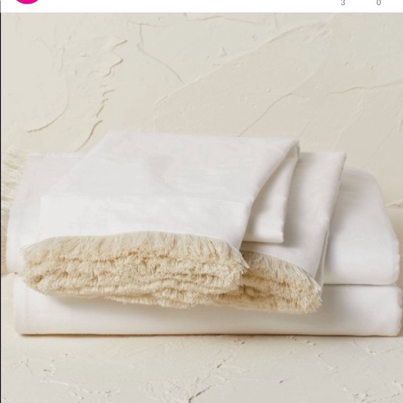 Opalhouse Bedding Nwt Opalhouse Cream Fringe Sheets Poshmark